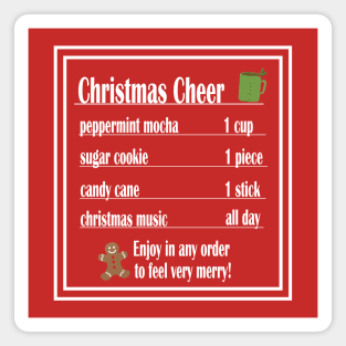 Christmas Cheer - Peppermint Mocha Magnet